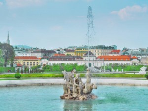 belvedere-Vienna-fontains 